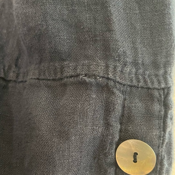 ✨ Lungo L’arno Navy Linen Midi Dress – Size 1X – Read Description - Picture 4 of 10
